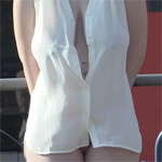 Casey Sheer Boobs In Public
